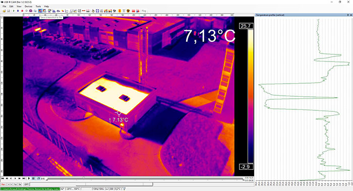 Exemple de thermographie par drone