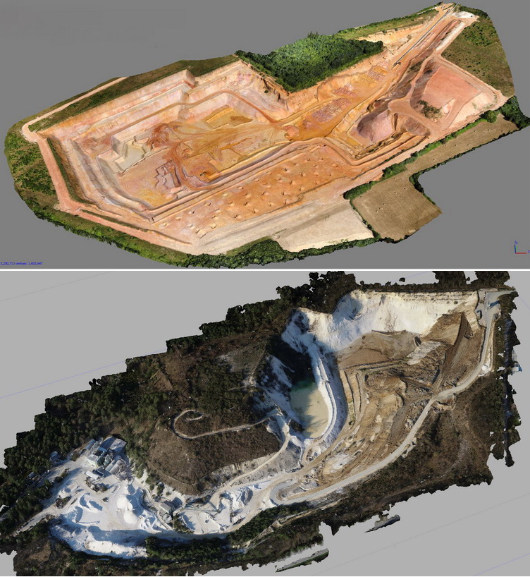 Exemple de topographie par drone